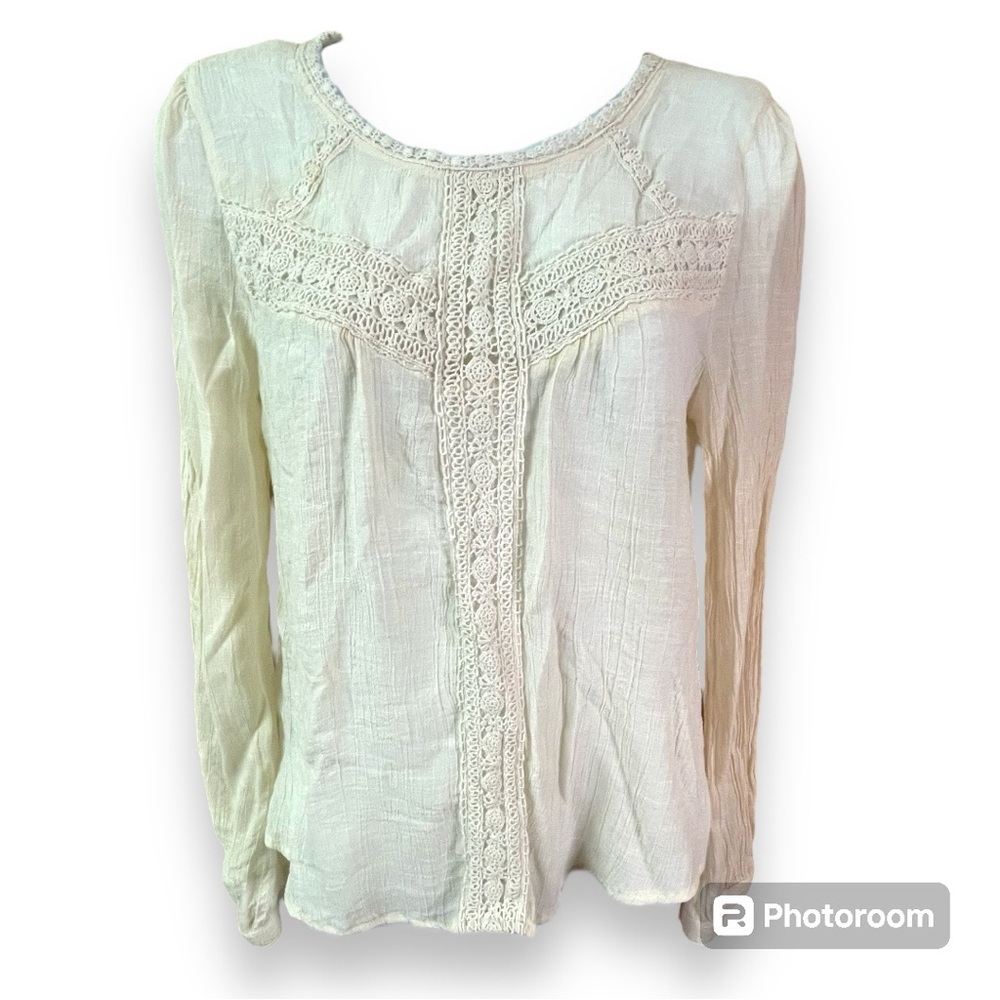 Romantic Cream Blouse